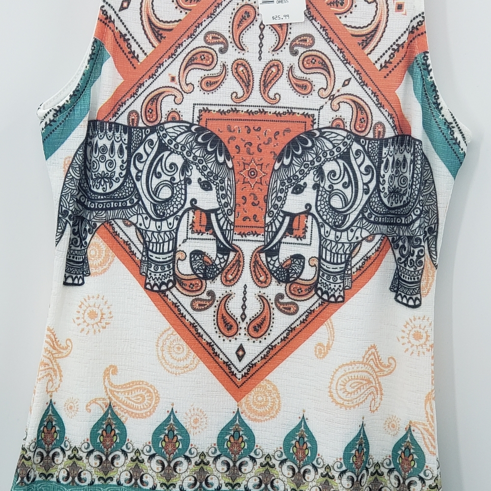 NWT COLORFUL DRESS - Picture 4 of 6